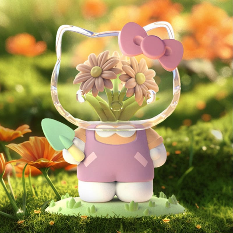 ハローキティ コルクボード 花付き ハローキティ コルクボード 花付き