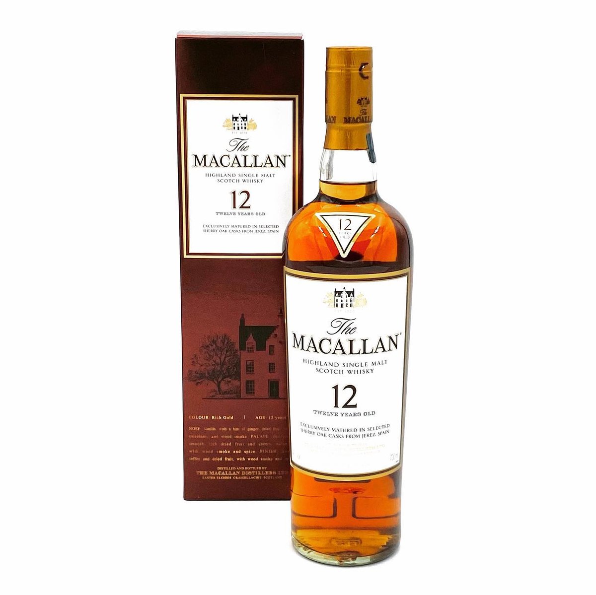 MACALLAN 12 Years Old シングルモルトウイスキー 旧ボトル マッカラン