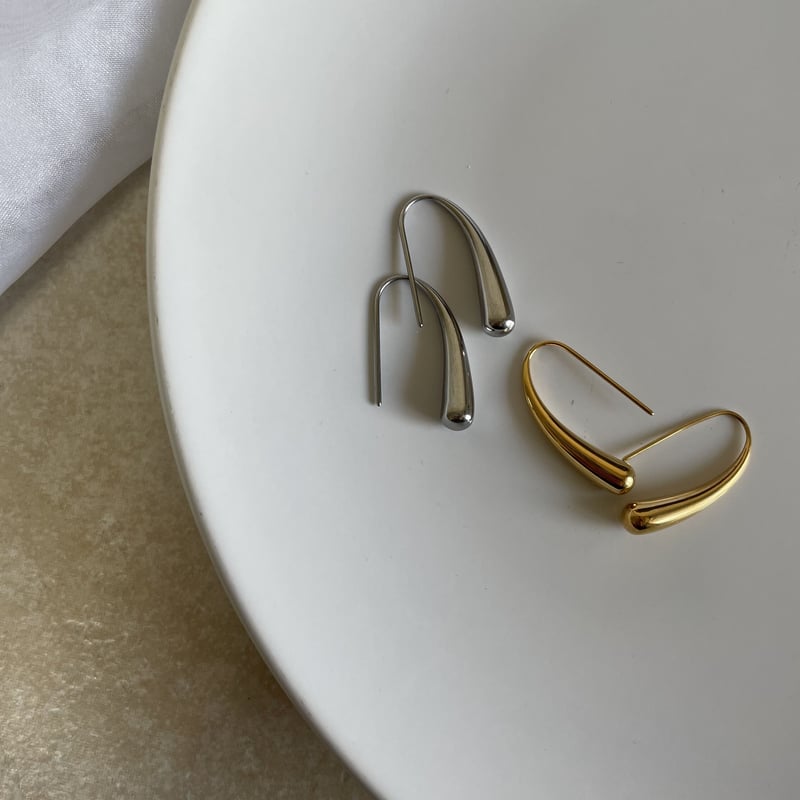 348P ティアドロップピアス | seasukii