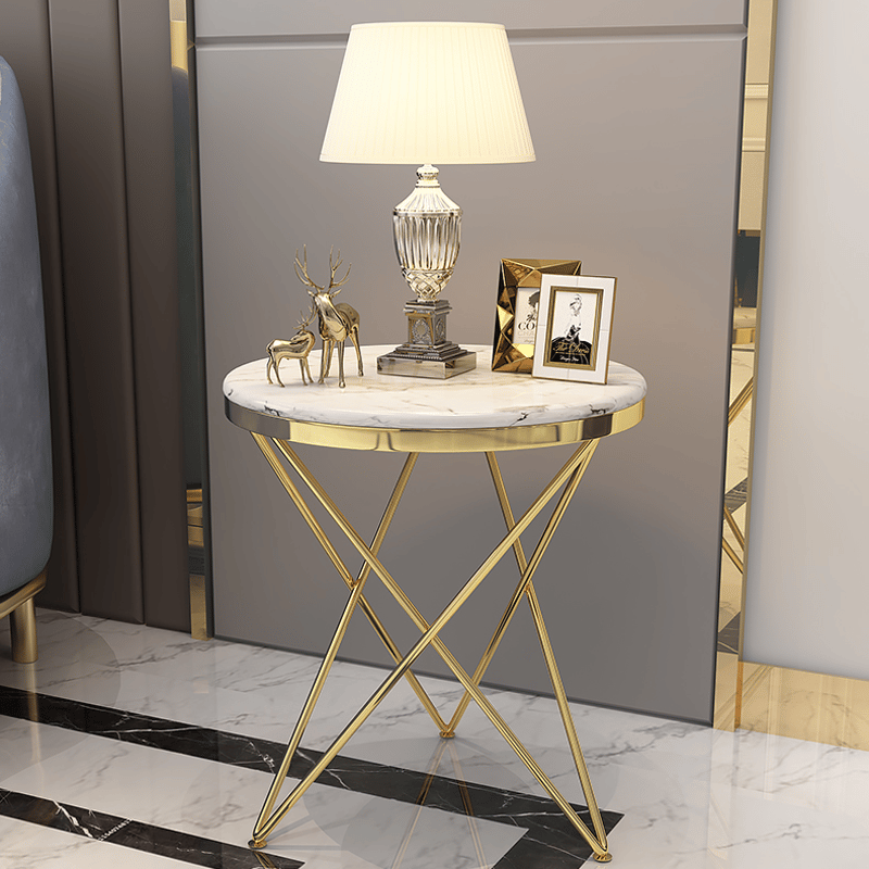 イタリア製最高級サイドテーブル バーズアイメープル 大理石 40万円