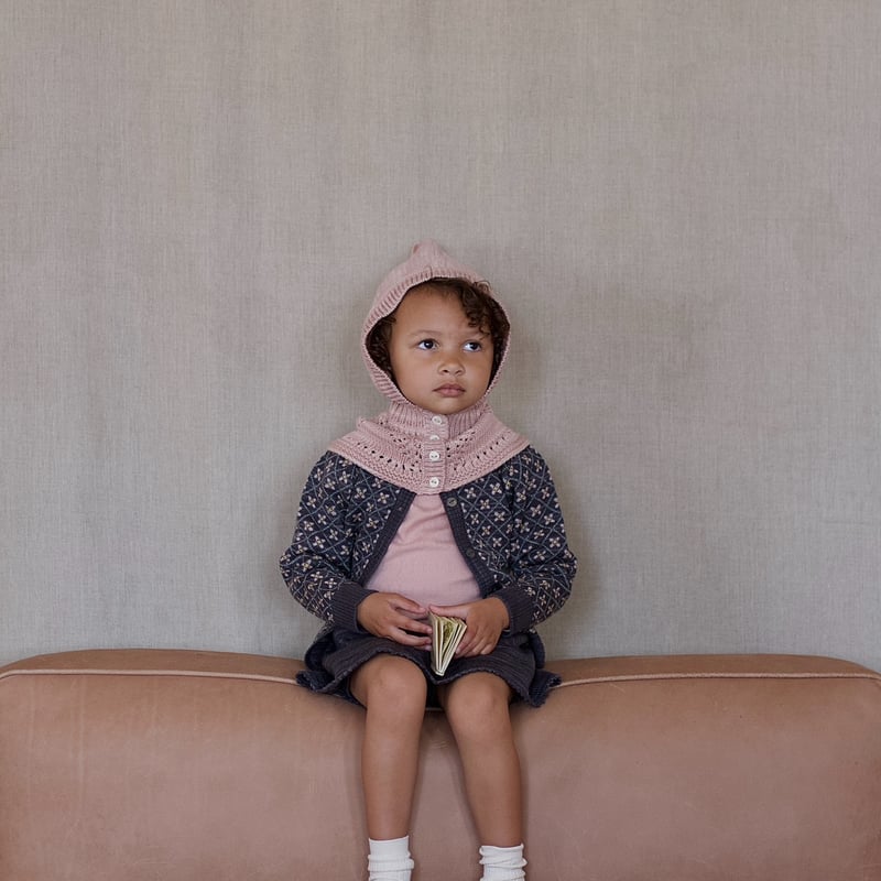 ラスト1点 】iver & isla / lace yoke balaclava .