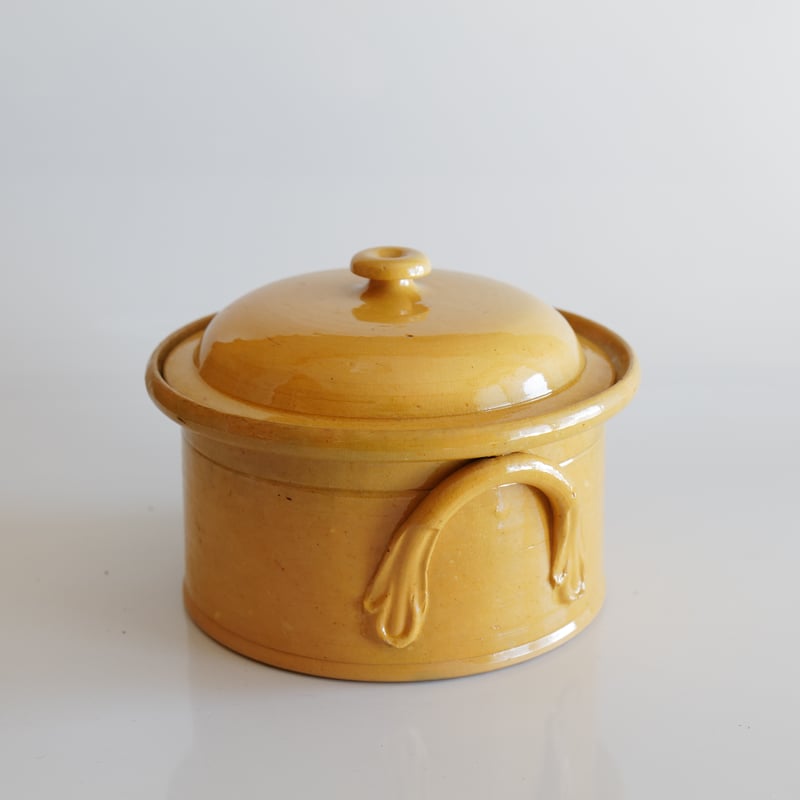 フランス 19c テリーヌポット (グラタン皿)