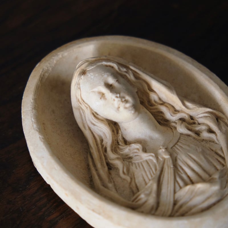 メダイヨン 聖母マリア フランス アンティーク 0501794 | jinen_antique