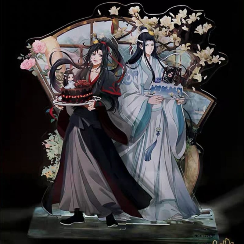 最安 魔道祖師 Gearous 描き下ろし複製原画 結婚ver. 魏無羨 藍忘