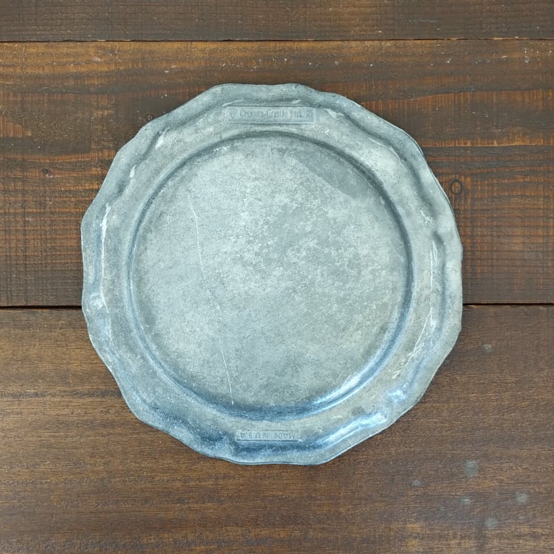 アメリカヴィンテージ ピュータープレート | フランス アンティーク