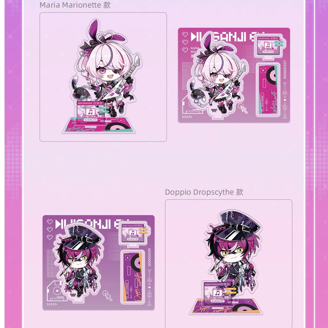 次元波板糖 × NIJISANJI EN 缶バッジ ヴォックス・アクマ 【公式通販】