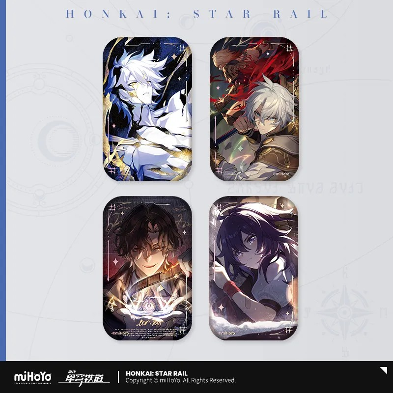 崩壊：スターレイル miHoYo 光円錐シリーズ スクエア缶バッジver.2