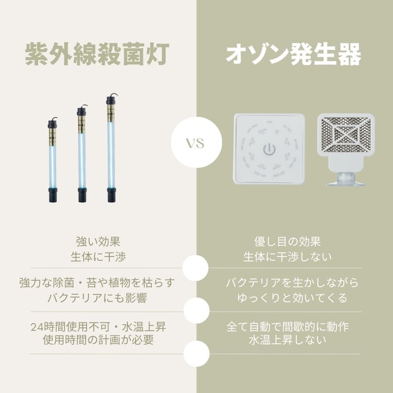 アクアリウム用 オゾン発生器 DOCTOR.K タッチパネル【苔予防・除去