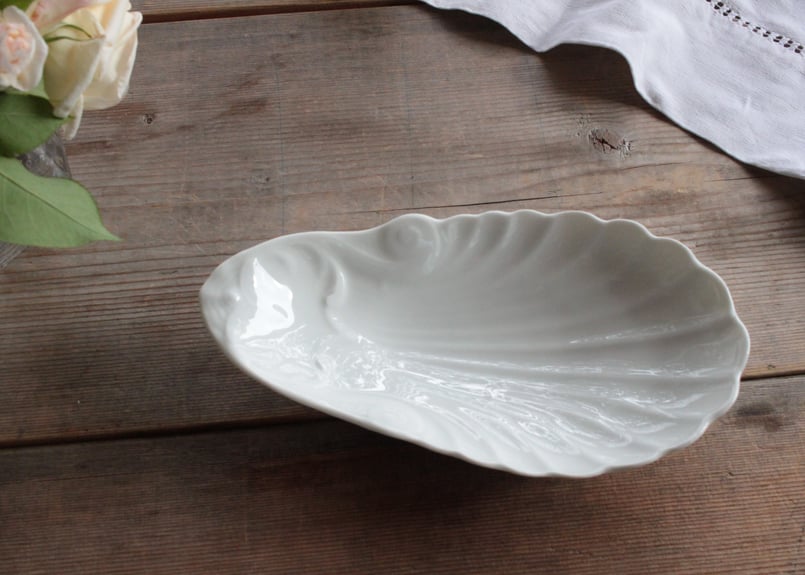 KGリュネヴィル ラヴィエ フランスアンティーク シェル型 薔薇 KG