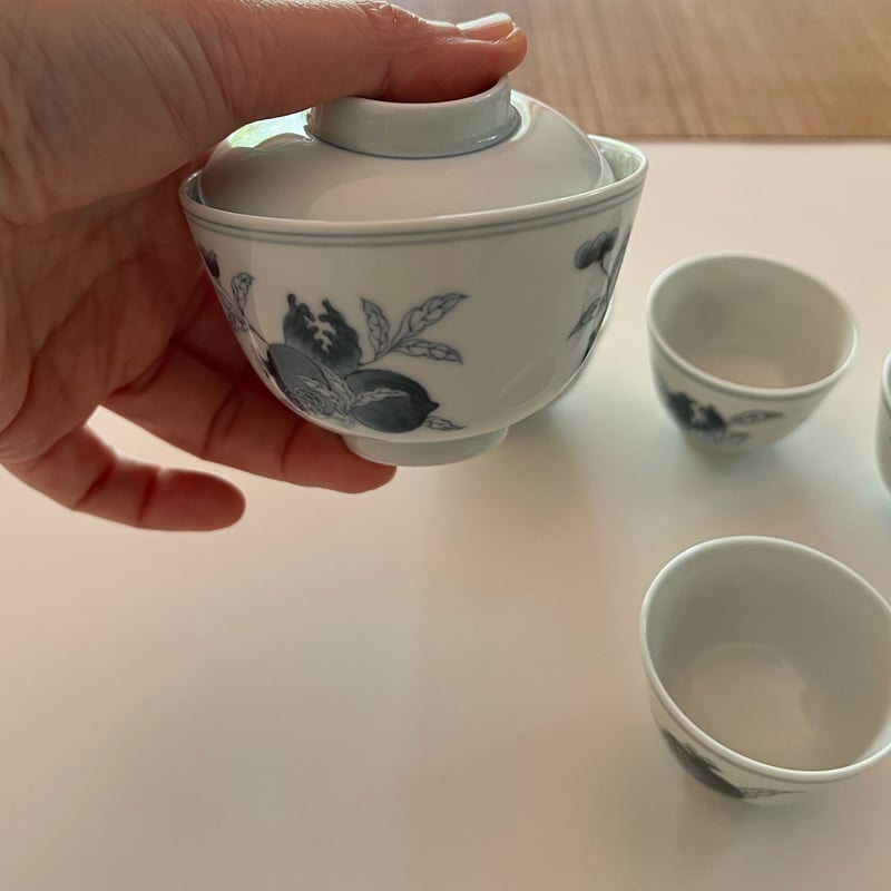 中国茶器 琅彩花卉図紋三才蓋碗 景徳镇 蓋付き茶器 飲茶食器 煎茶具 未