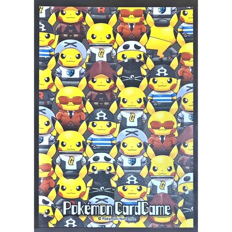 バラ】 日版 BOX限定 スペシャルBOX 団員ごっこピカチュウ スリーブ