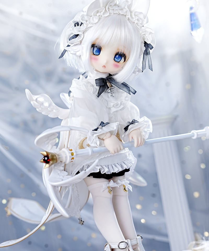 大助くん風♡カスタム♡ふわふわスノーホワイト 難あり モンチッチ