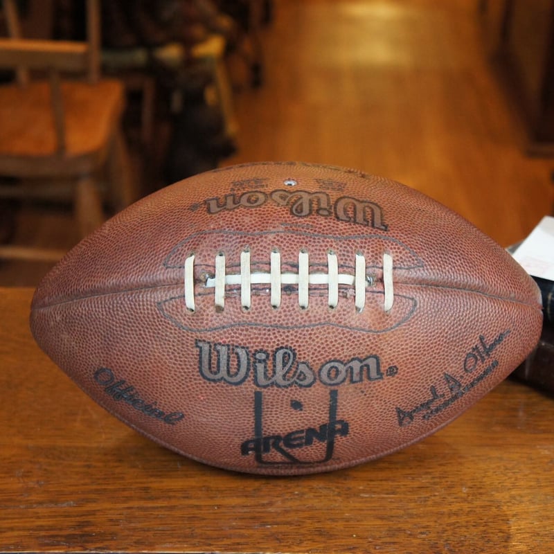 ウィルソンのアメフトボール アメリカ イギリス仕入れ ビンテージ