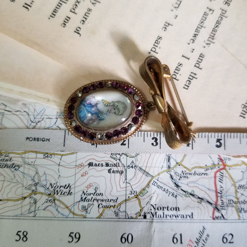 1940-1950年代 貴婦人のヴィンテージブローチ TLM(Thomas L. Mott)製