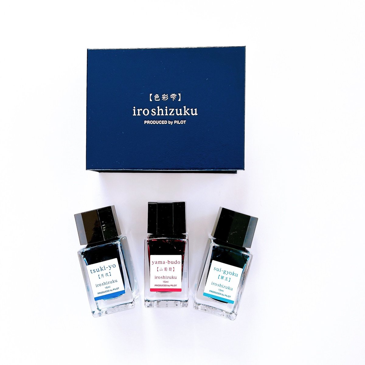 インク つけペン セット【色彩雫】【アデリアレトロ】【ホコロ