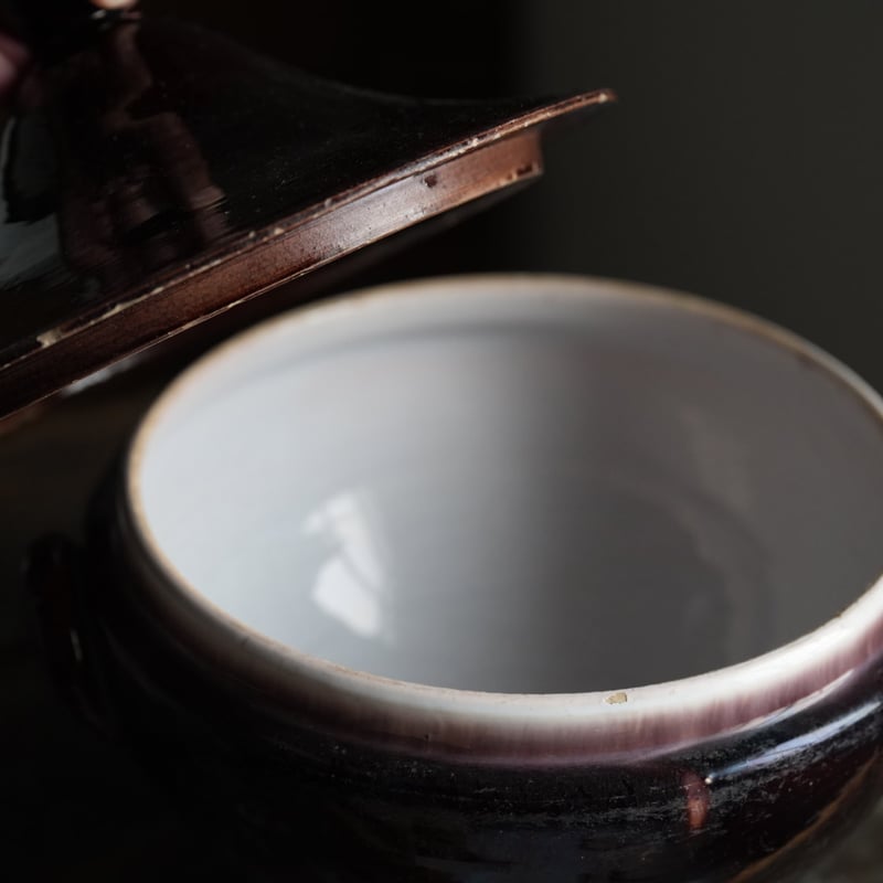 Cul Noir キュノワール 蓋付スーピエール / 1800年代・フランス