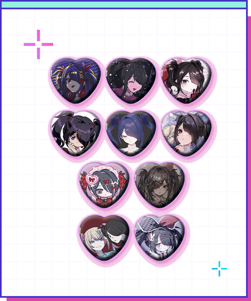 ニディガ あめちゃん 超てんちゃん 缶バッジ まとめ売り ITEM | NEEDY