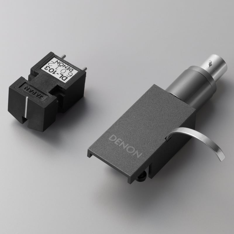 デノン MCカートリッジ DL-103 ヘッドシェル PCL-7 音質良好美品 DENON