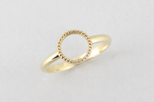 k10 サファイア ミルグレインミニリング k10 サファイア ミルグレイン