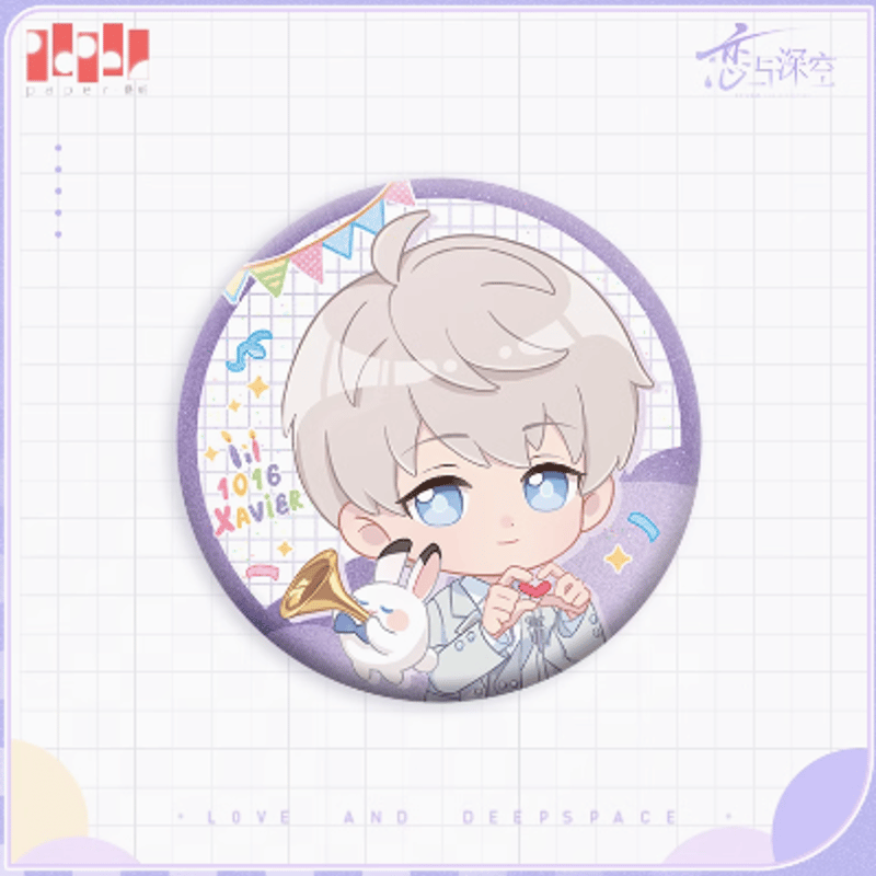 恋と深空 VIP特典 セイヤ レイ ぬいぐるみ 缶バッジ 日本版 恋と深