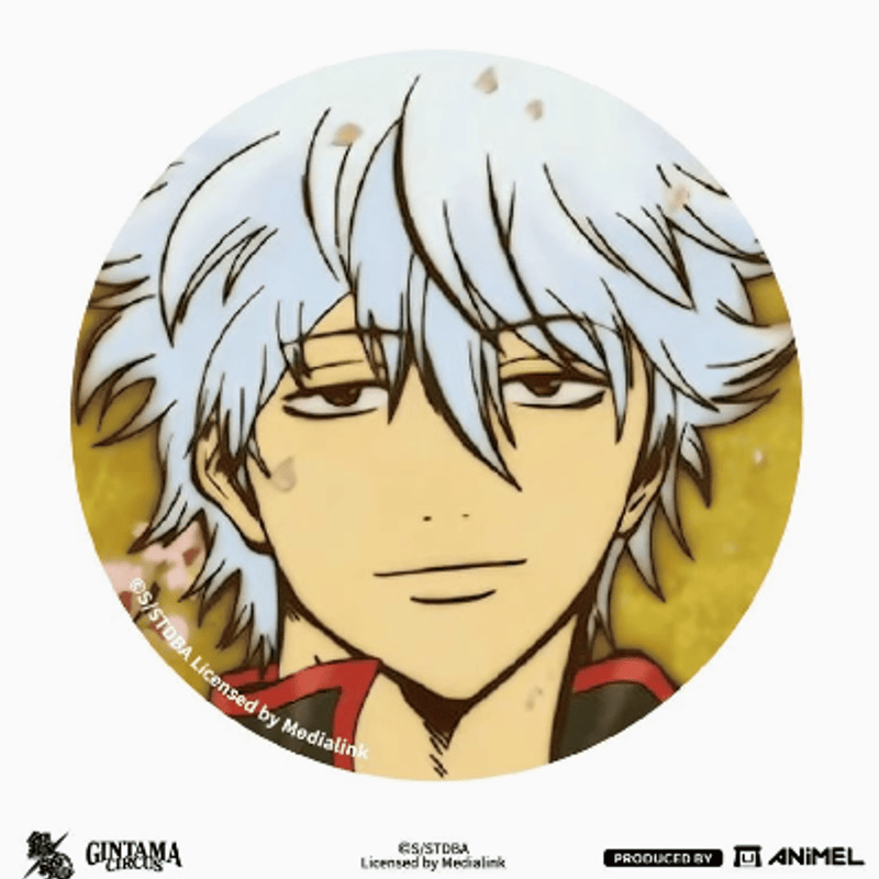 銀魂 坂田銀時 缶バッジ 坂田銀時 缶バッジ ノワールVer. [銀魂