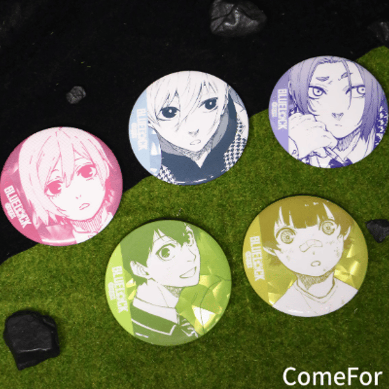 ブルーロック 缶バッジ セブンネット限定】ブルーロック 缶バッジ (全4