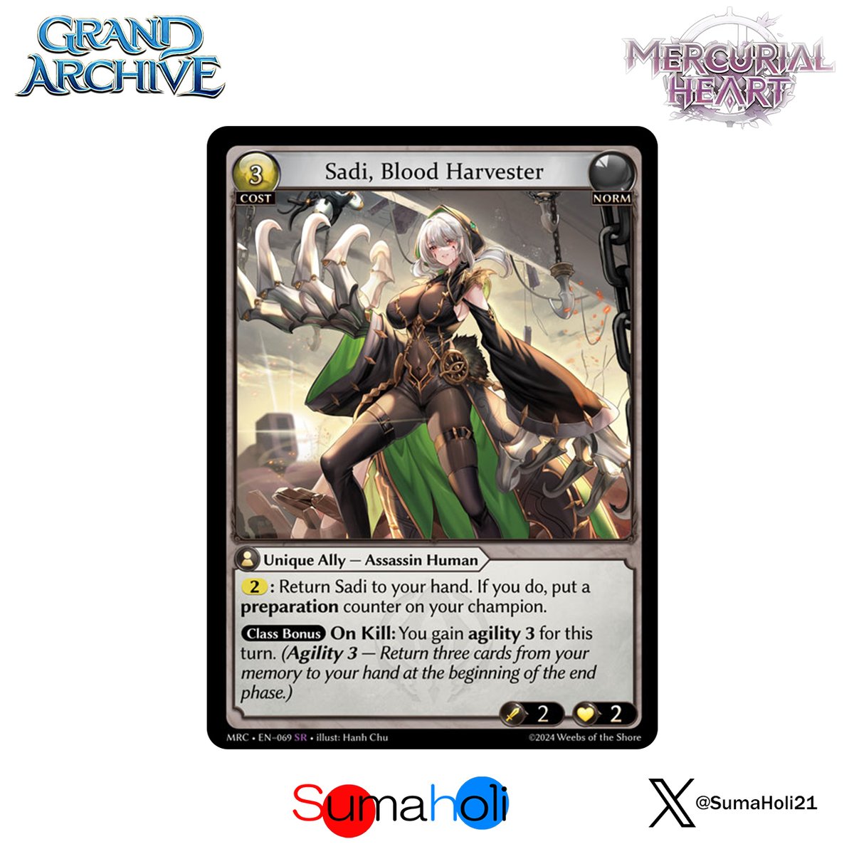 Grand ArchiveTCG『Sadi, Blood Harvester』Mercuria