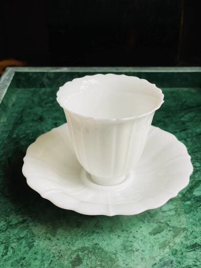 中国茶器 景徳鎮 手描き 茶杯 コーヒーカップ 女性ぴったり 青花磁