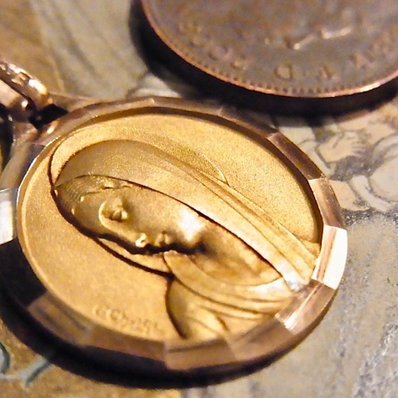 フランスアンティーク】ピィオリジナルメダイコイン作家メダイフランス