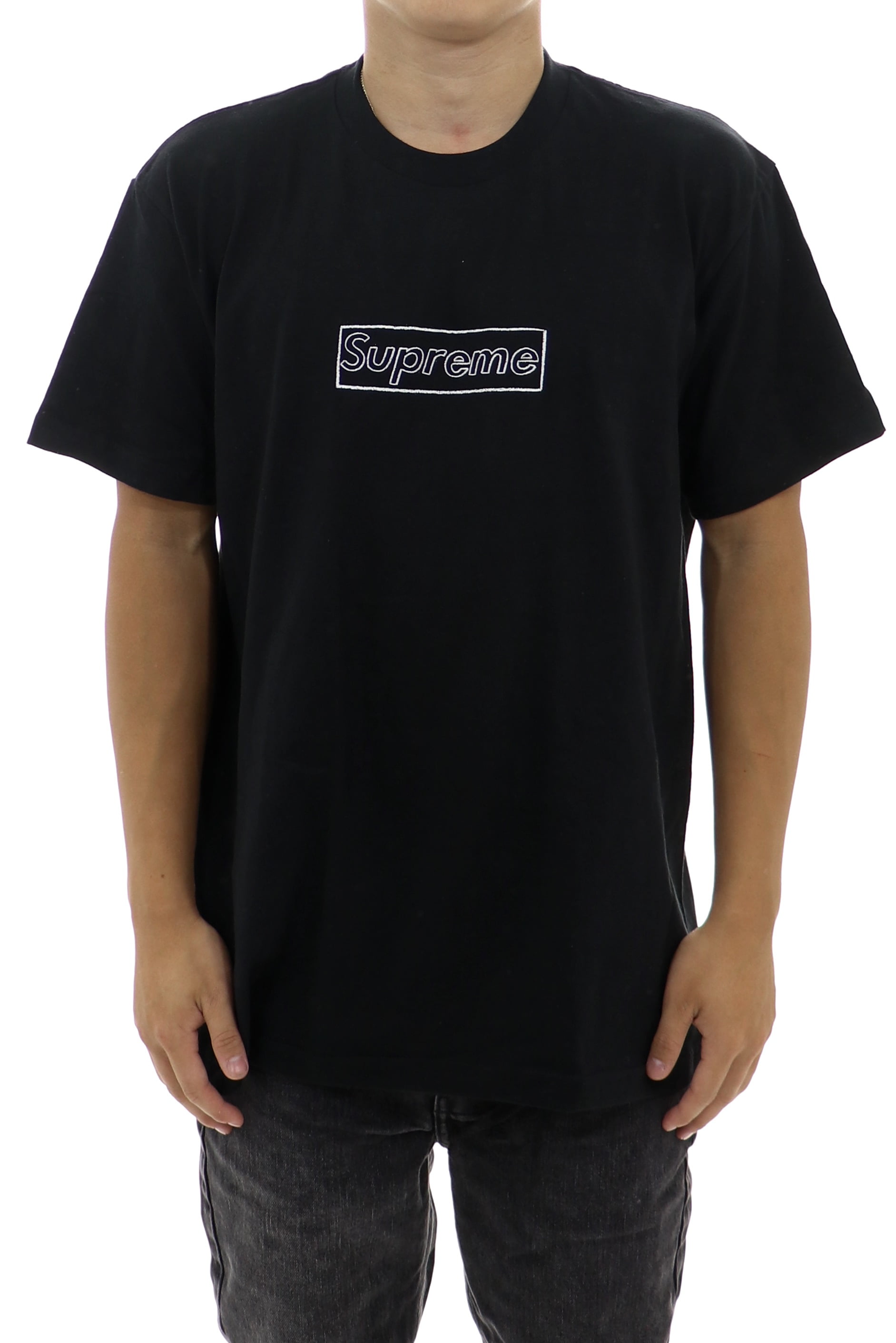 Supreme Box Kaws Chalk Logo Tee Supreme Kaws Box Supreme Box Logo