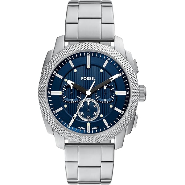 Fossil Machine Silver Watch ME3252 : Amazon.in: Fashion