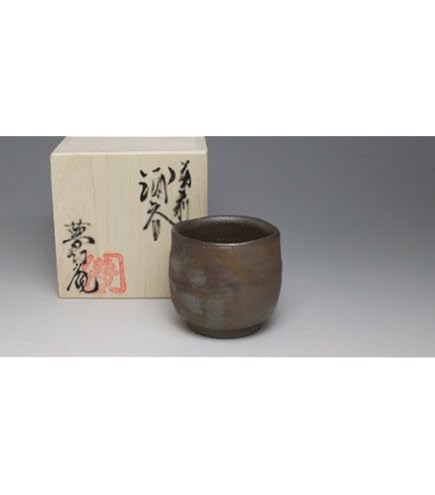 Amazon.co.jp: 備前焼 窯変酒呑（窯変） 【盃 杯 ぐい呑み 酒器 備前焼