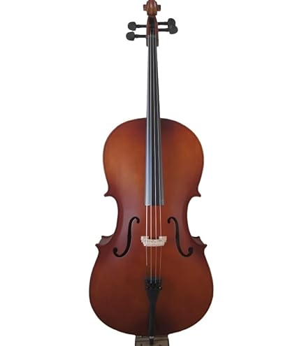 Amazon | Cecilioチェロ楽器-子供と大人のフルサイズチェロ、弓、弦