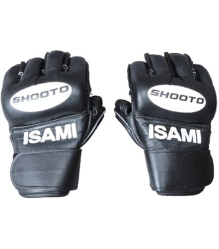 Amazon | ISAMI イサミ RIZIN オープンフィンガーグローブ 合皮 日本製