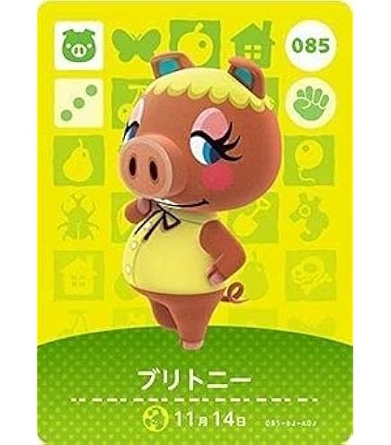 Amazon.co.jp: Animal Crossing Amiibo Card Vol. 2 【185】 Tong Fan