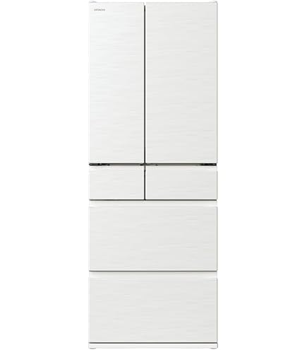 Amazon.co.jp: 日立 冷蔵庫 幅68.5cm 617L ピュアホワイト R-HWC62T W