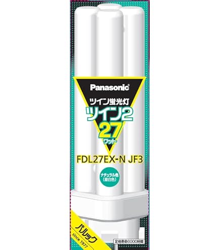Amazon | 東芝 コンパクト形蛍光ランプ27形・昼白色ユーライン2