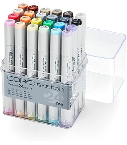 Amazon.co.jp: デリーター アルコールマーカー ネオピコ-2 基本72色A