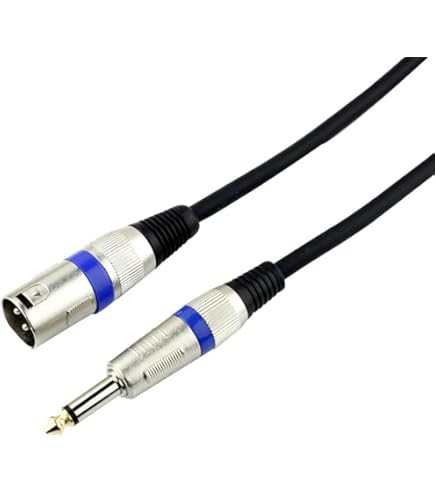 Amazon | キャノン変換ケーブル マイクケーブル モノラルフォン×2-XLR