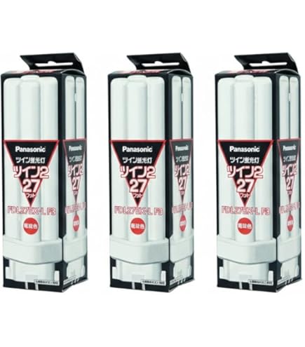 Amazon | 東芝 FDL27EX-L/2 コンパクト形蛍光ランプ27形 電球色
