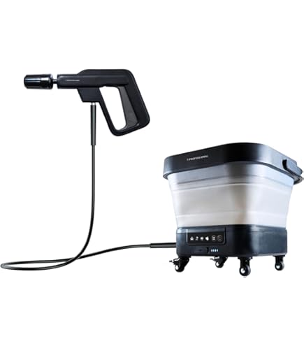 Amazon | Yoeyang 高圧洗浄機 13L折りたたみバケツ付き 6-in-1 多機能