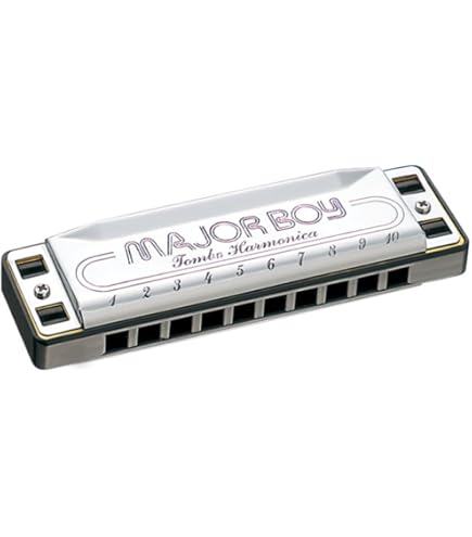 Amazon.co.jp: TOMBO 複音ハーモニカ C#調 トンボバンド 24穴 3124