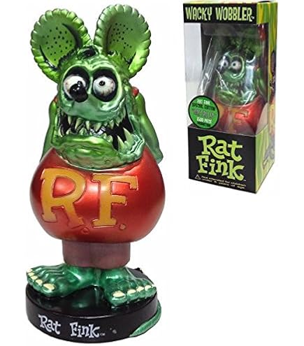 Amazon.co.jp: FUNKO Wacky Wobbler RAT FINK （ブルー） ラット
