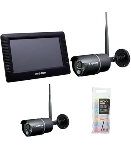 Amazon.co.jp: マスプロ電工 7インチモニター＆ワイヤレスフルHDカメラ
