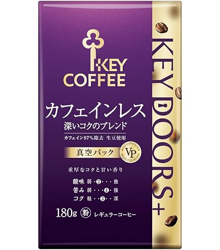 Amazon | キーコーヒー VP(真空パック) KEY DOORS+ モカブレンド(粉