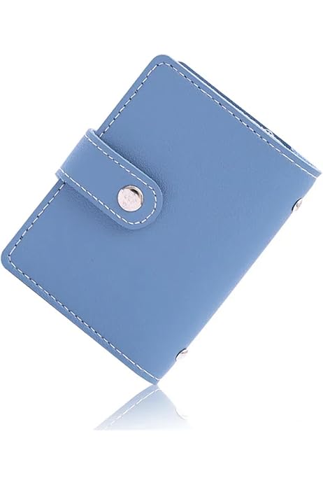 VOLAN スライド式カード入れホルダー ブルー