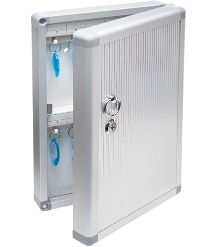 Amazon.co.jp: ライオン事務器 キーボックス 壁掛 No.80KB 2面 80個掛