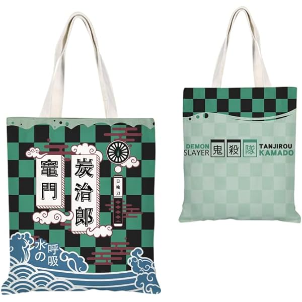 鬼殺隊風トートバッグ イオン当選 イオンに集え 全集中夏祭り お 鬼殺