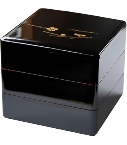 Amazon.co.jp: 加賀友禅 金箔工芸 5.5匠三段重 皇后陛下行啓記念品