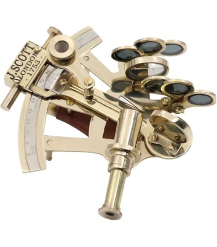 Amazon.co.jp: キャプテンセクスタント-バーニア六分儀 木製ケース